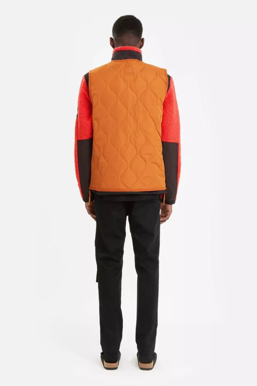 Taion Chaleco Hombre Military Zip V-Neck Naranja Who killed Bambi?