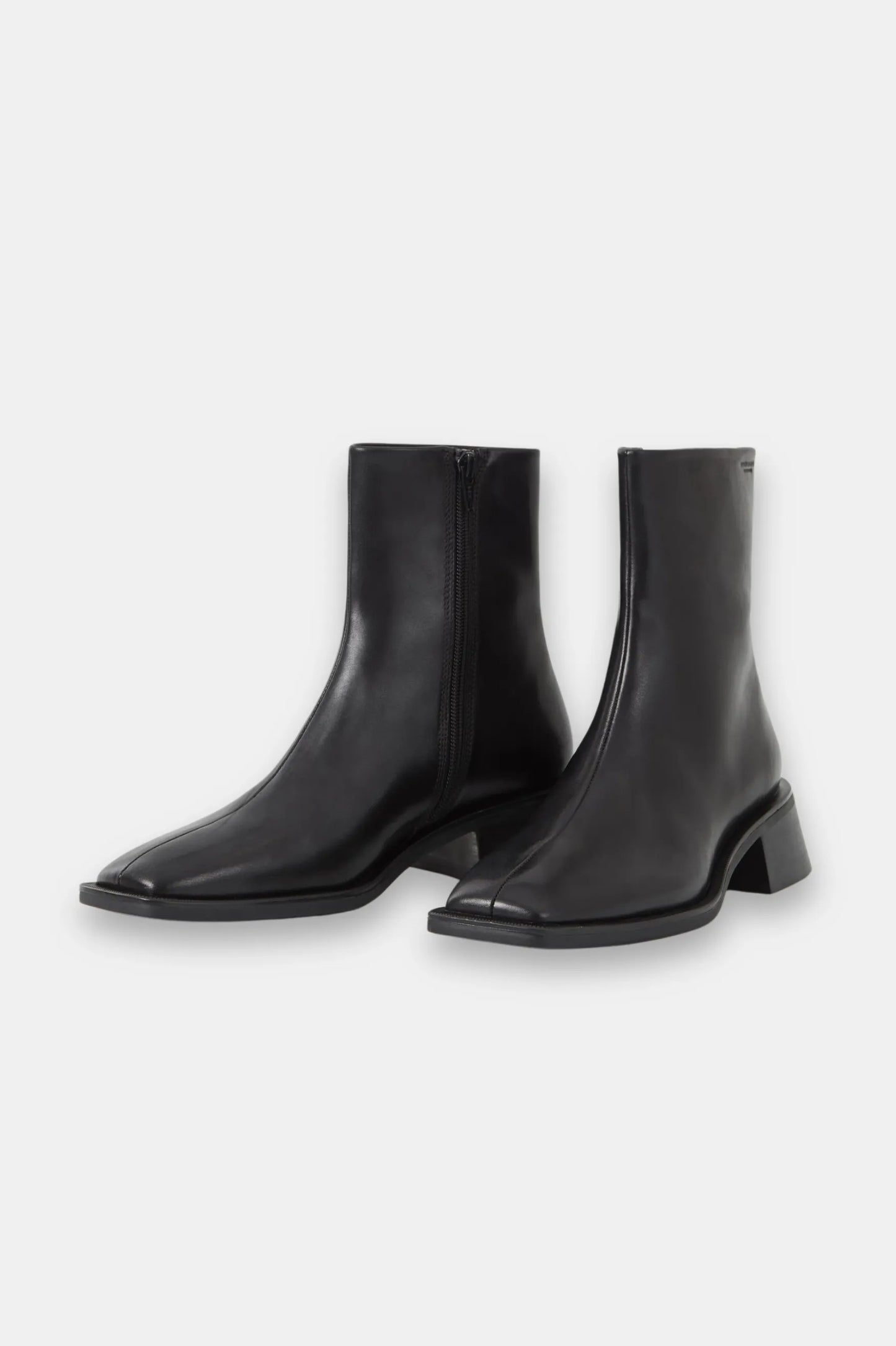 Vagabond Botas Mujer Blanca Puntera Cuadrada Negras Who killed Bambi?