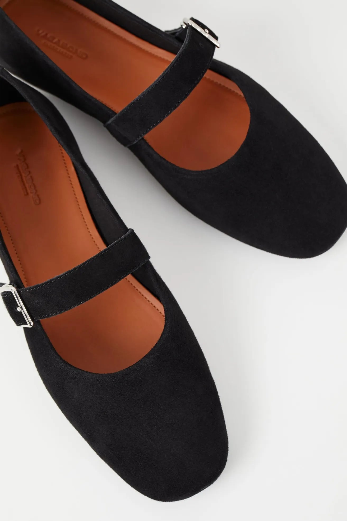 Vagabond Zapatos Bailarinas Mary Jane Mujer Negro Ante Who killed Bambi?