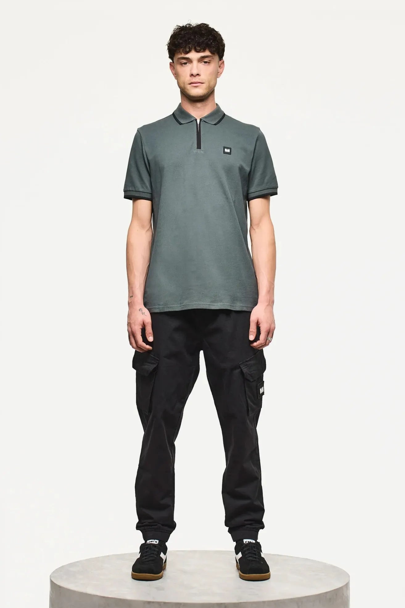 Weekend Offender Pantalón Hombre Cargo Pianemo Negro Who killed Bambi?