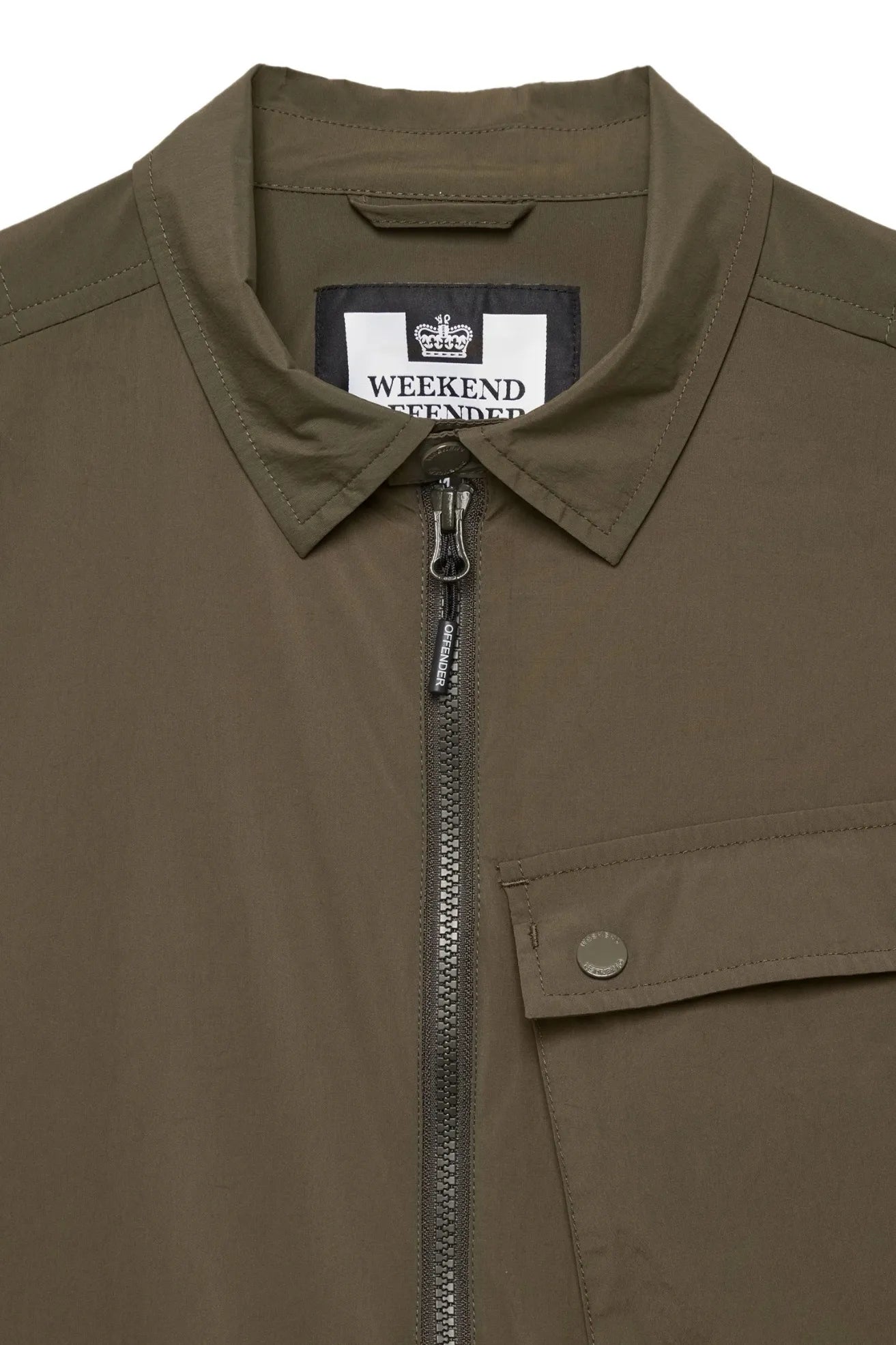 Weekend Offender Sobrecamisa Técnica Hombre Southbank Verde Who killed Bambi?