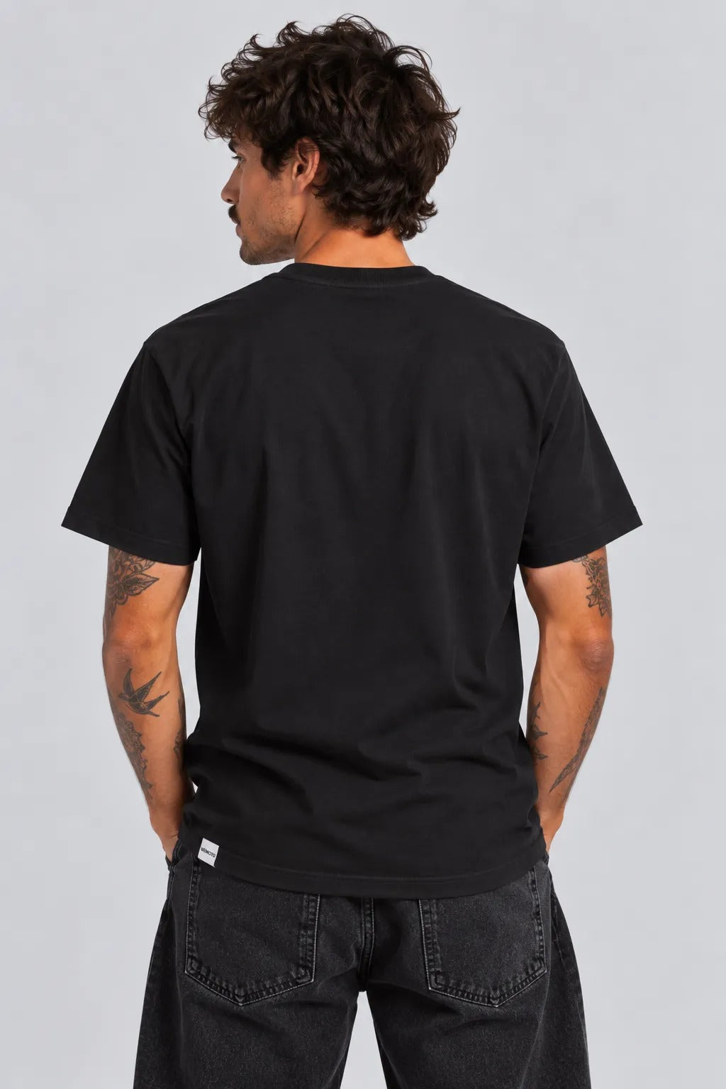 Wemoto Clothing Camiseta Hombre 900 Negra Who killed Bambi?