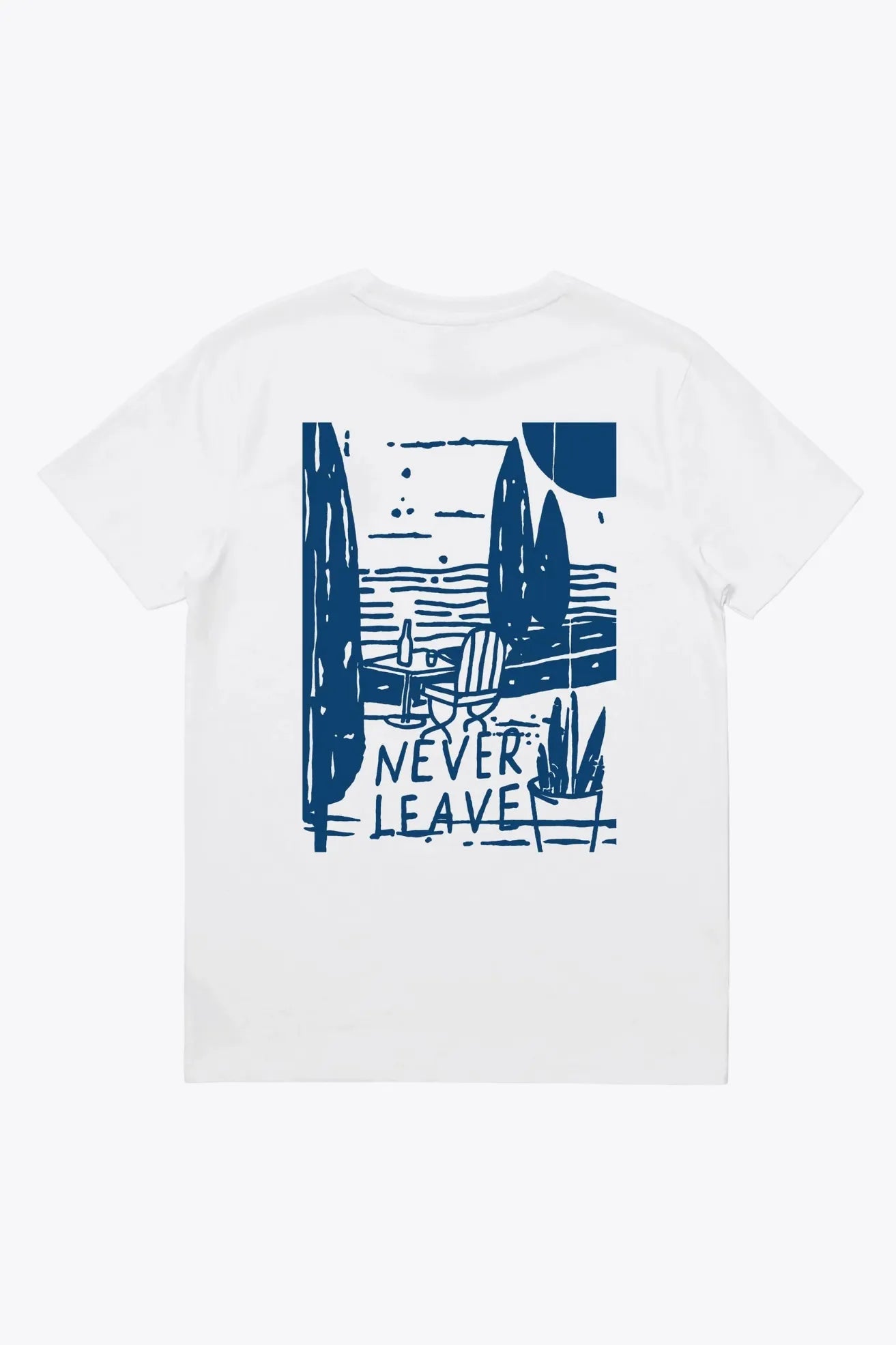Wemoto Clothing Camiseta Hombre Never Leave Blanca Who killed Bambi?