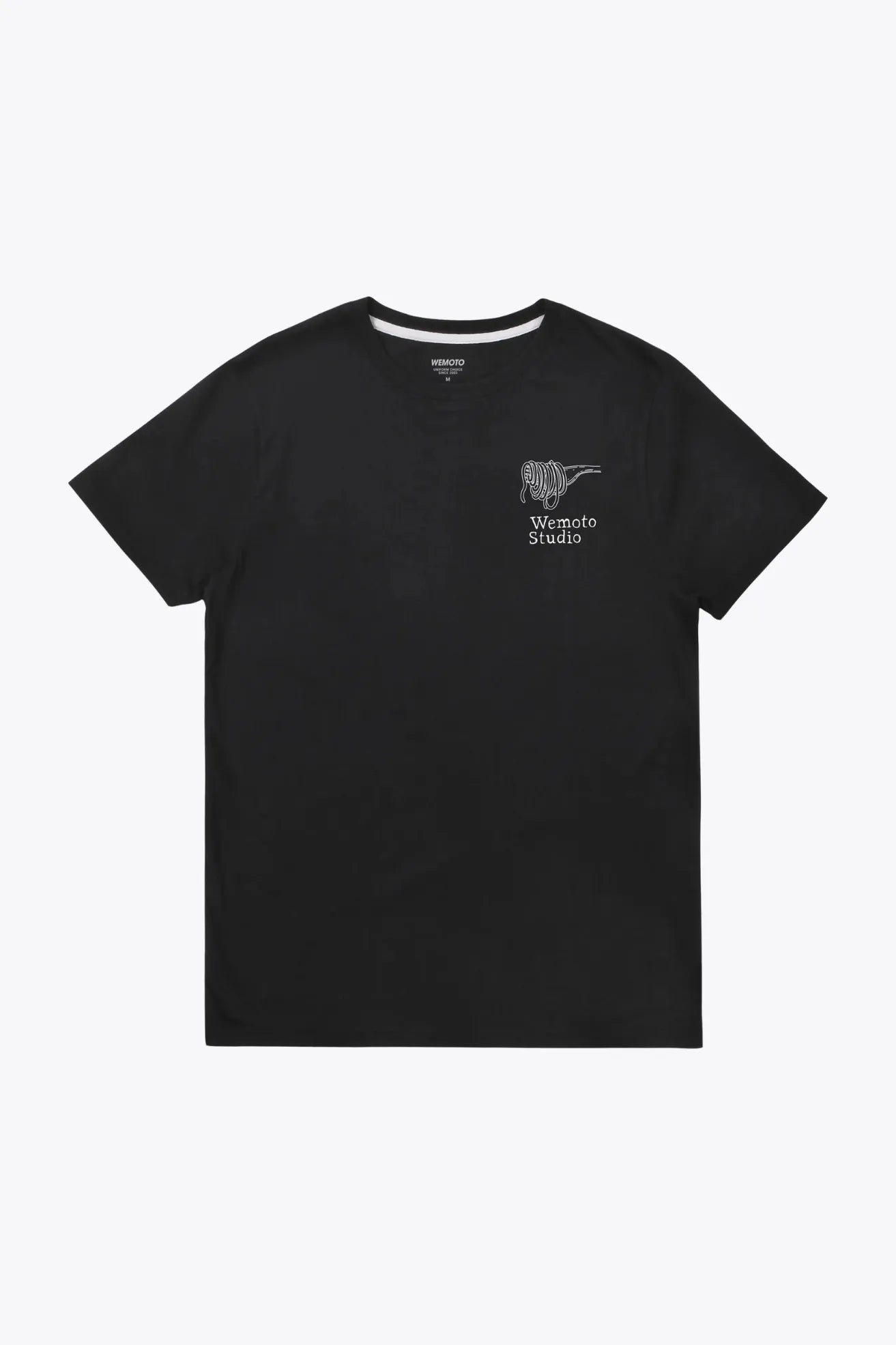 Wemoto Clothing Camiseta Hombre Pasta Club Negra Who killed Bambi?