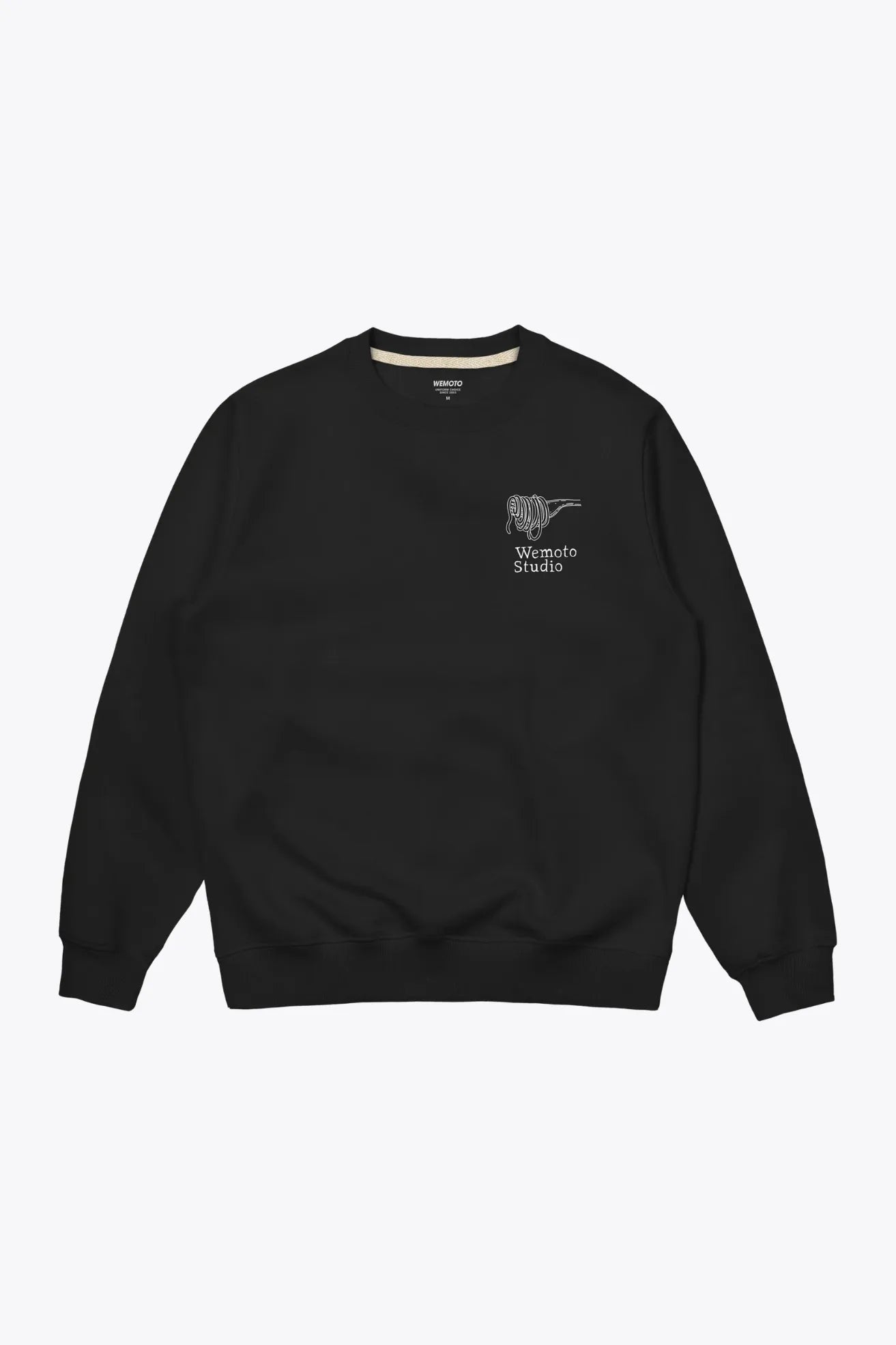 Wemoto Clothing Sudadera Hombre Pasta Club Negra Who killed Bambi?