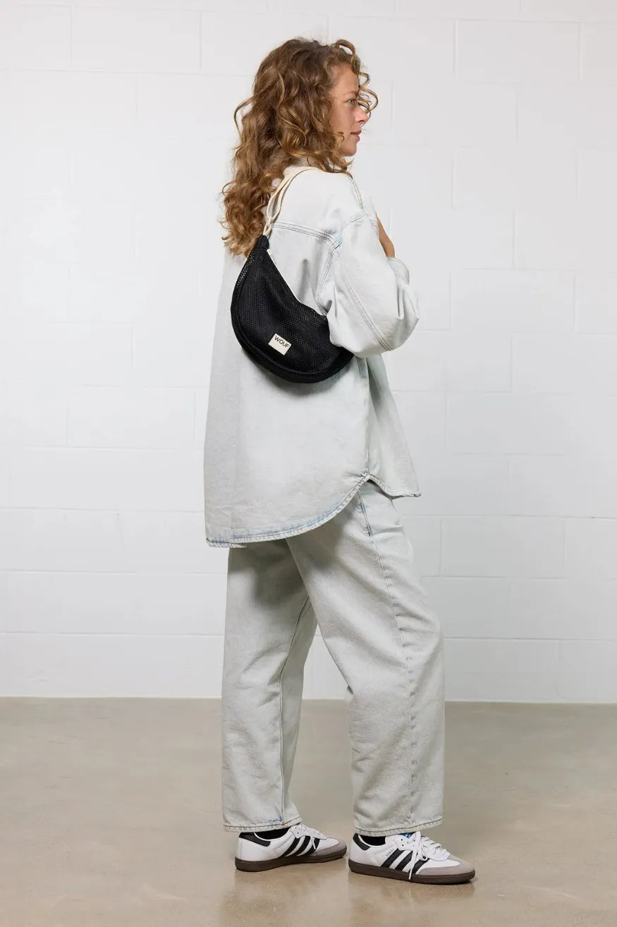 Wouf Bolso Bandolera Half Onyx Negro Who killed Bambi?