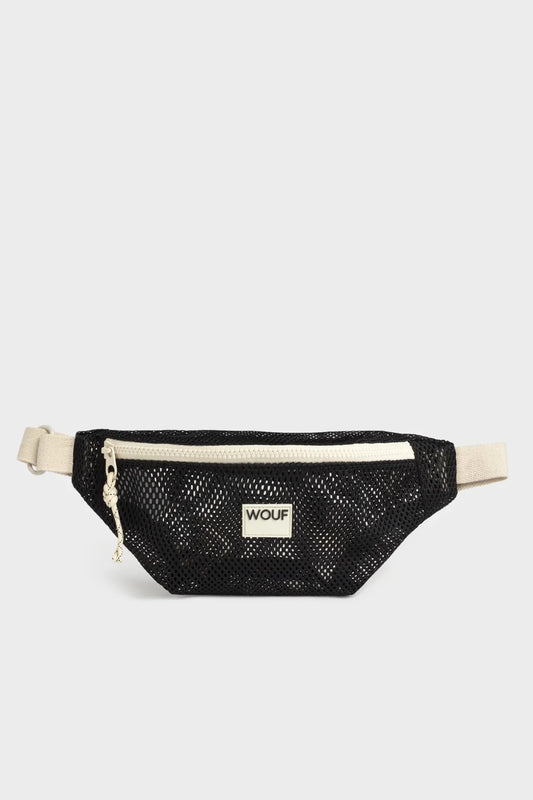 Wouf Riñonera Half Onyx Negra Who killed Bambi?