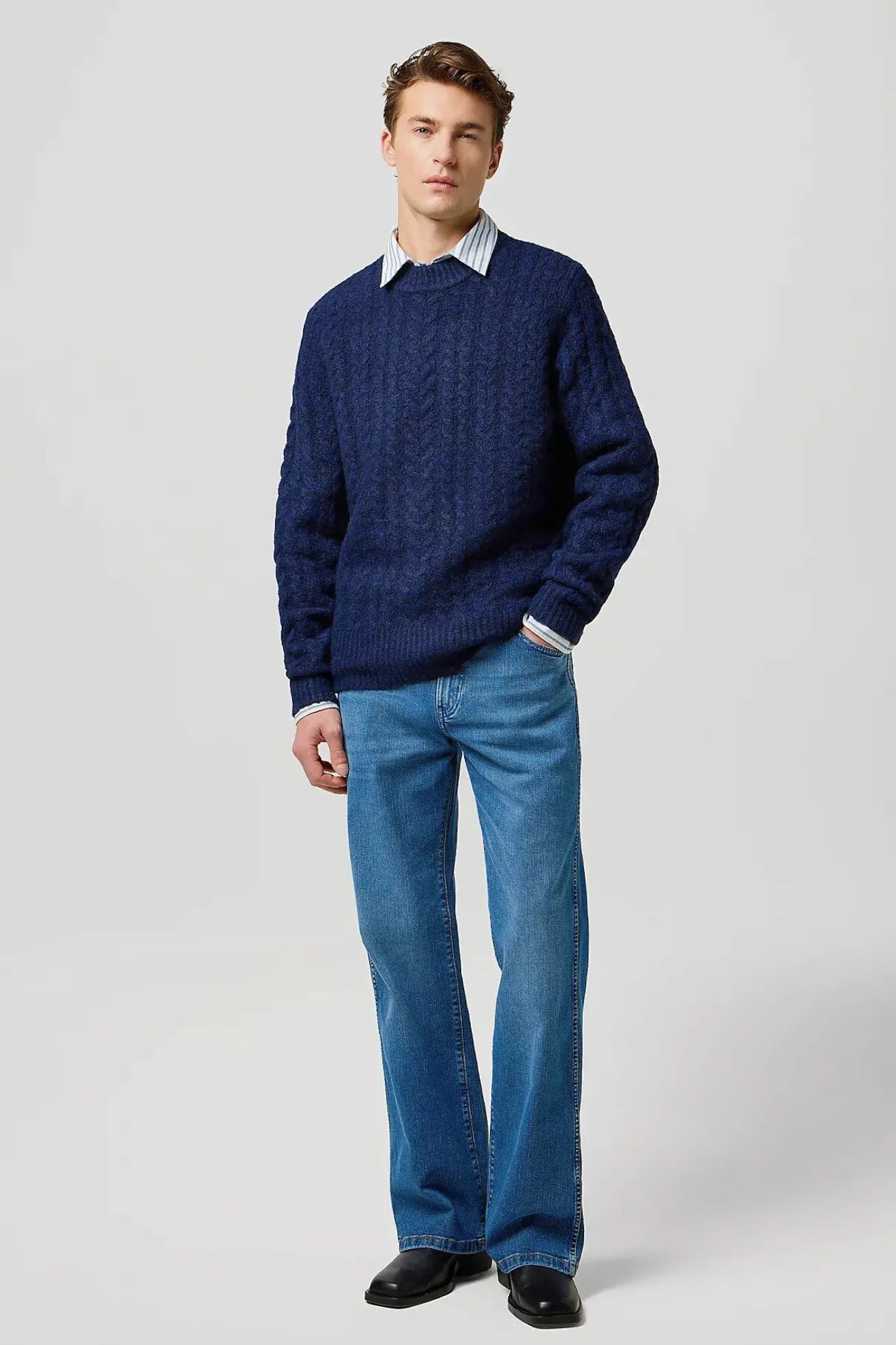Wrangler Jersey Hombre Cable Azul Who killed Bambi?