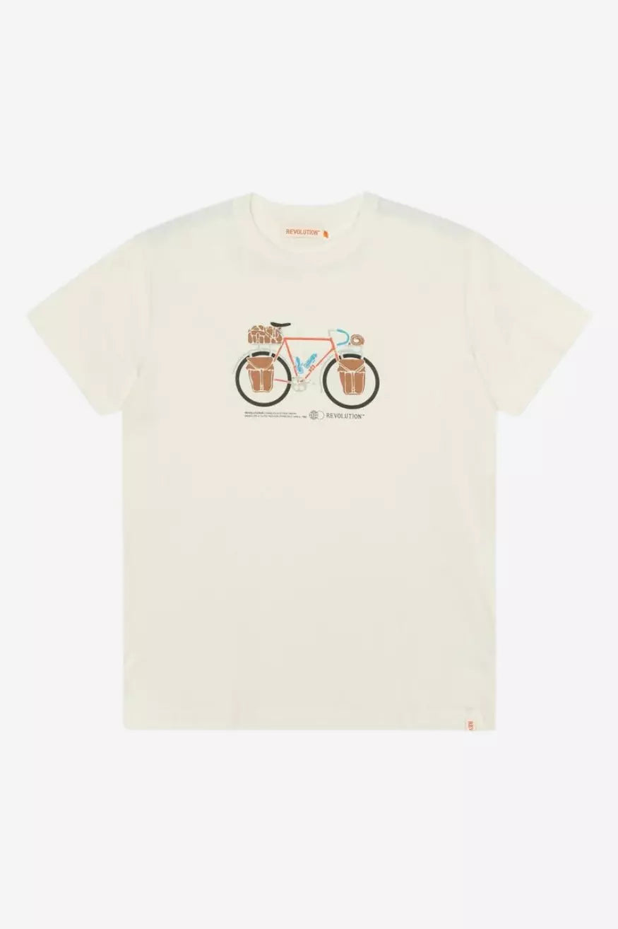 Rvlt Revolution Camiseta Hombre Bike Pac Beige - Who Killed Bambi?