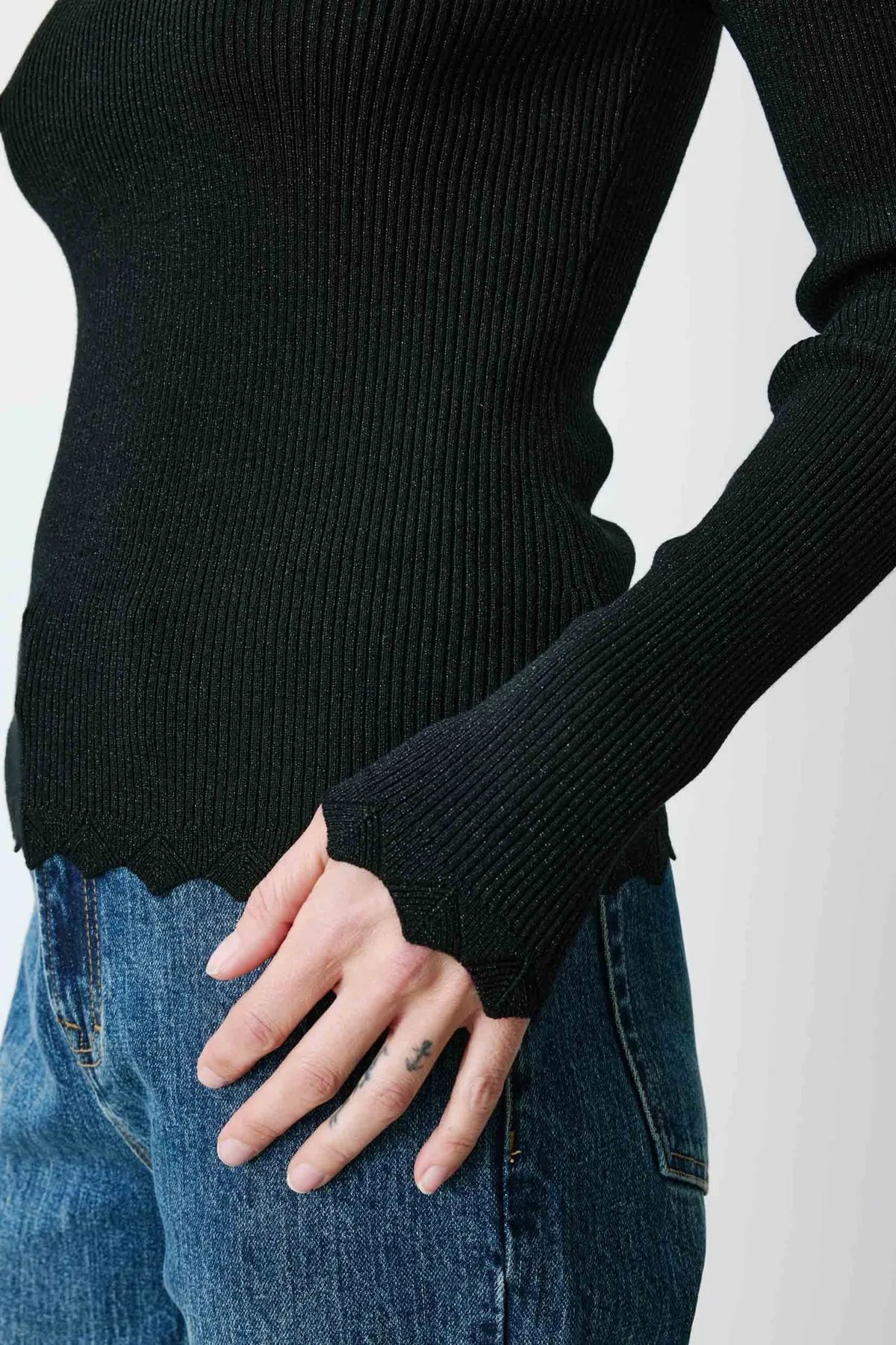 Grace And Mila Jersey Mujer Abbott Negro
