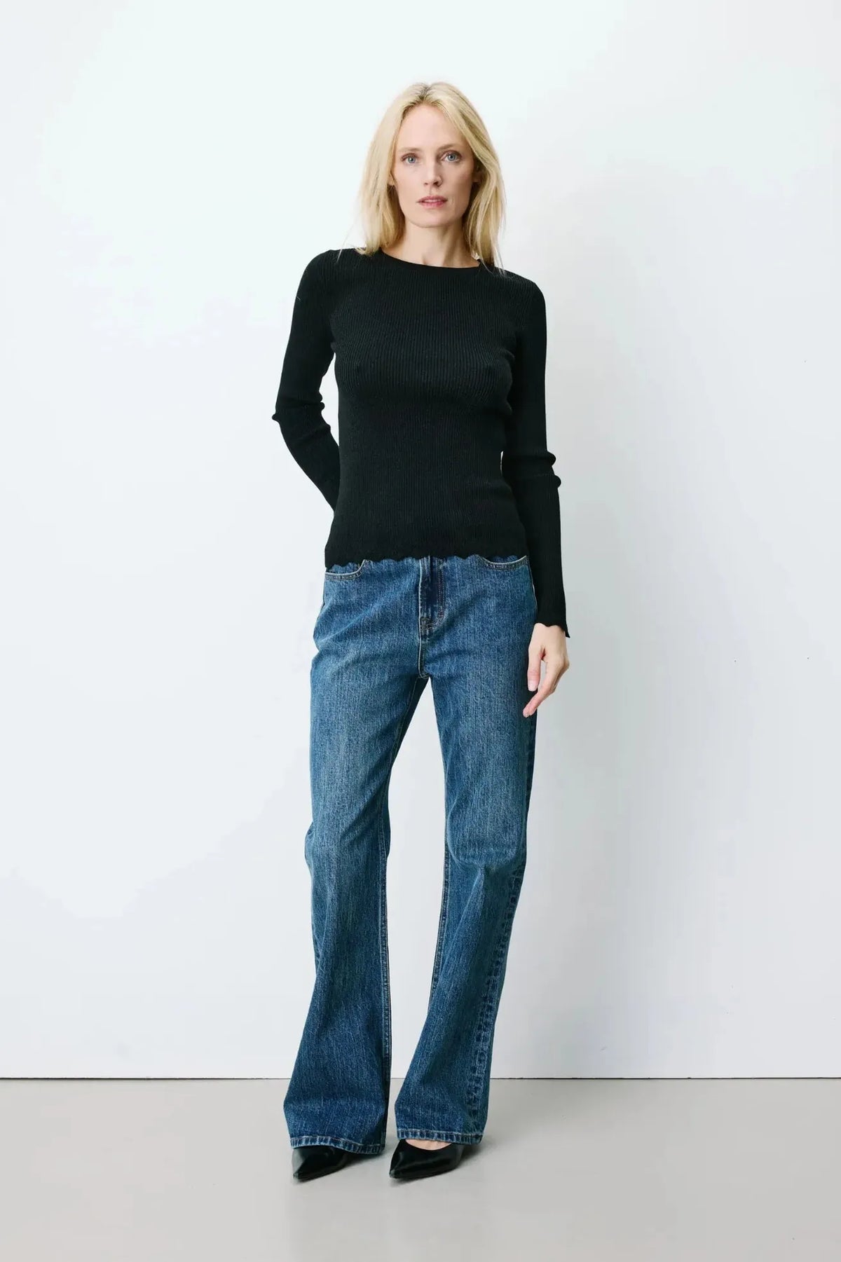 Grace And Mila Jersey Mujer Abbott Negro