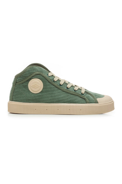 Sanjo Zapatillas Mujer K100 Pana Verde