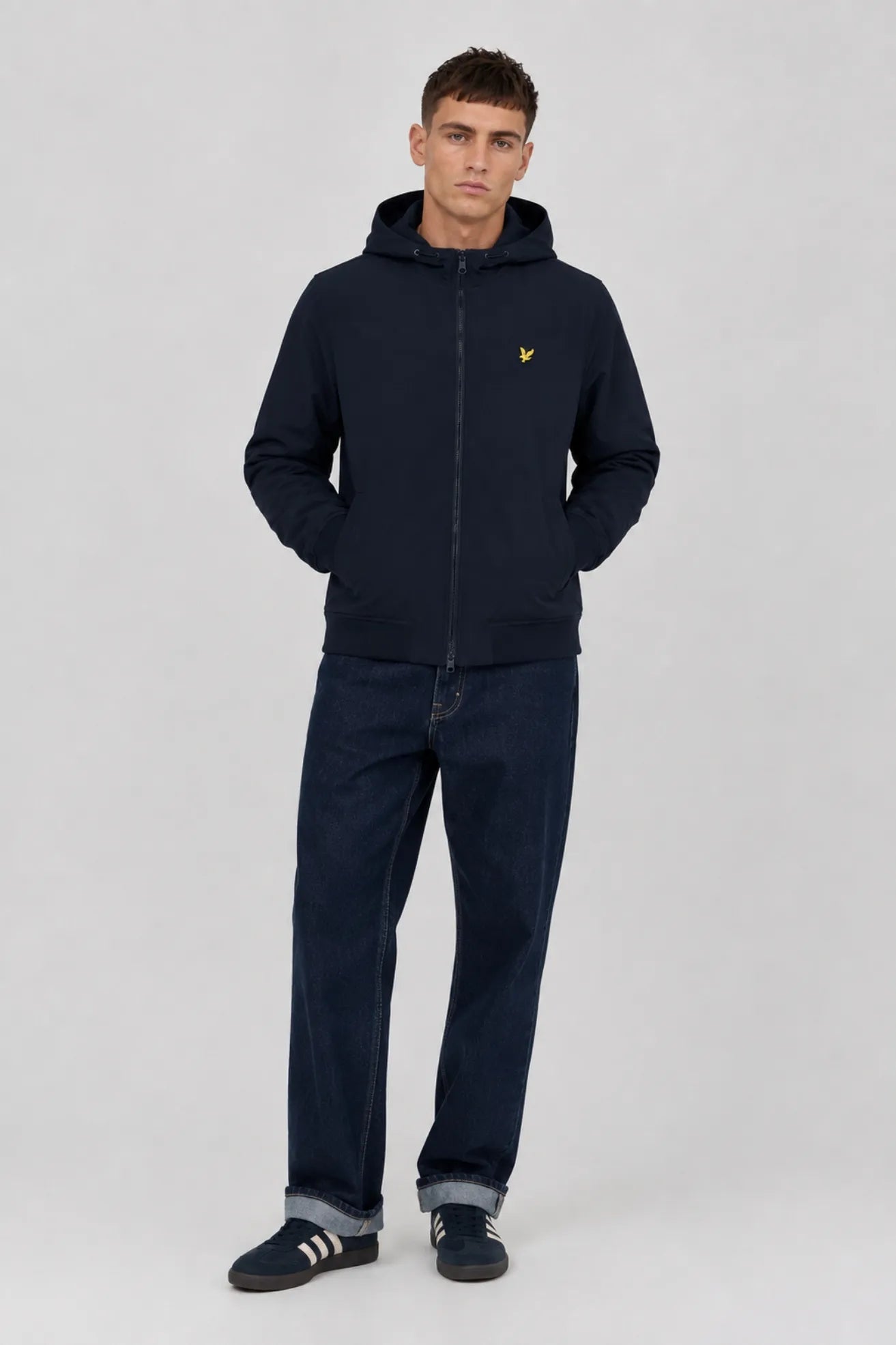 Lyle and Scott Chaqueta Hombre Back Softshell Azul