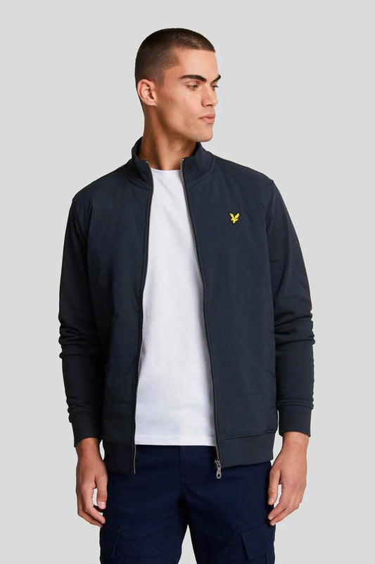 Lyle And Scott Chaqueta Hombre Hybrid Baffled Azul