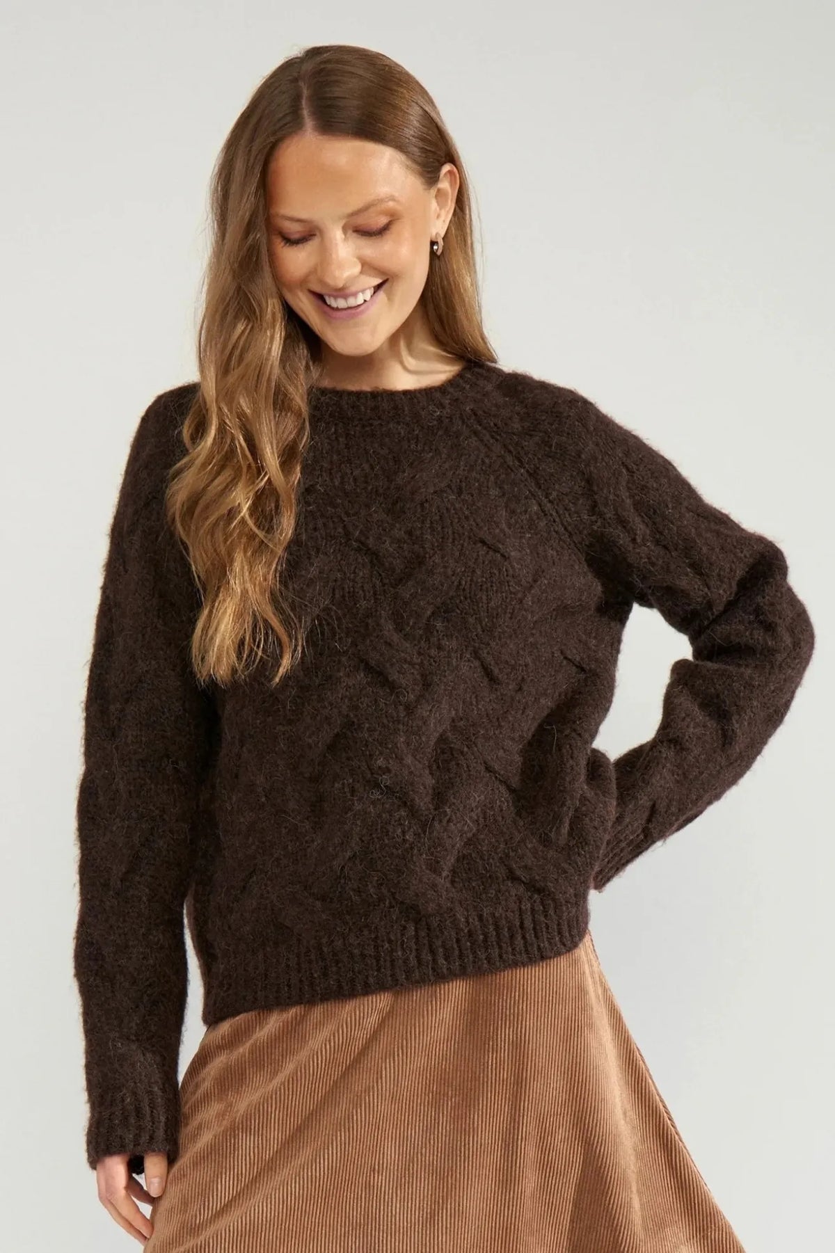 Nümph Jersey Mujer Nualmas Marrón