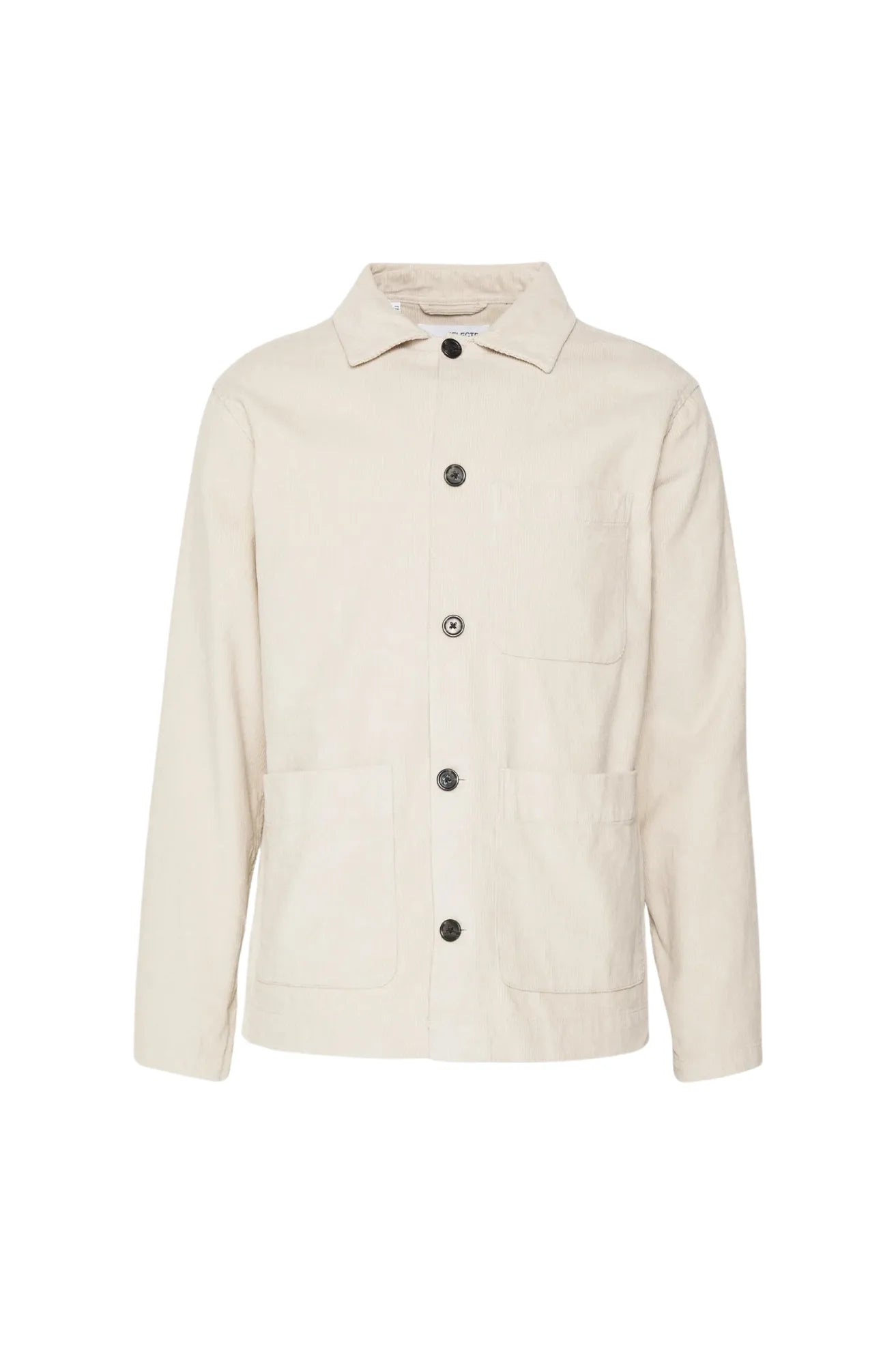 Selected Homme Sobrecamisa Hombre Pana Beige