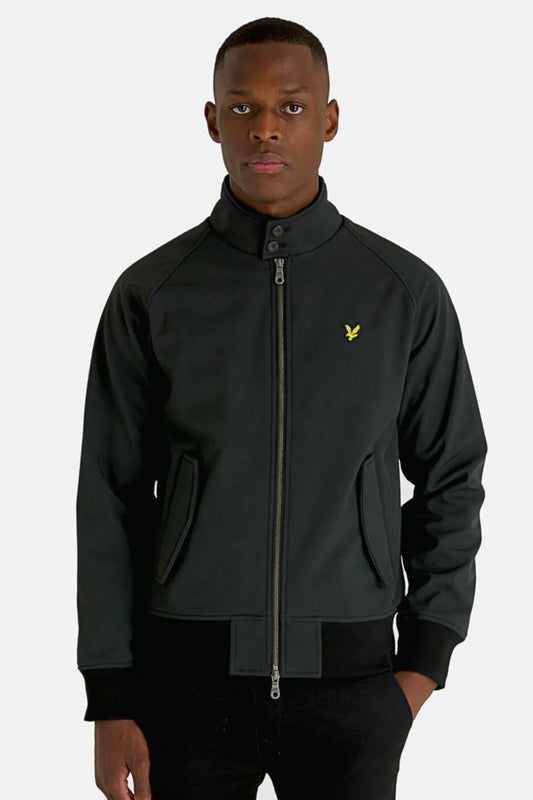 Lyle And Scott Chaqueta Hombre Harrington Softshell Negra