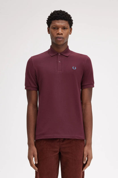 Fred Perry Polo Hombre Made In England M3 Granate W80