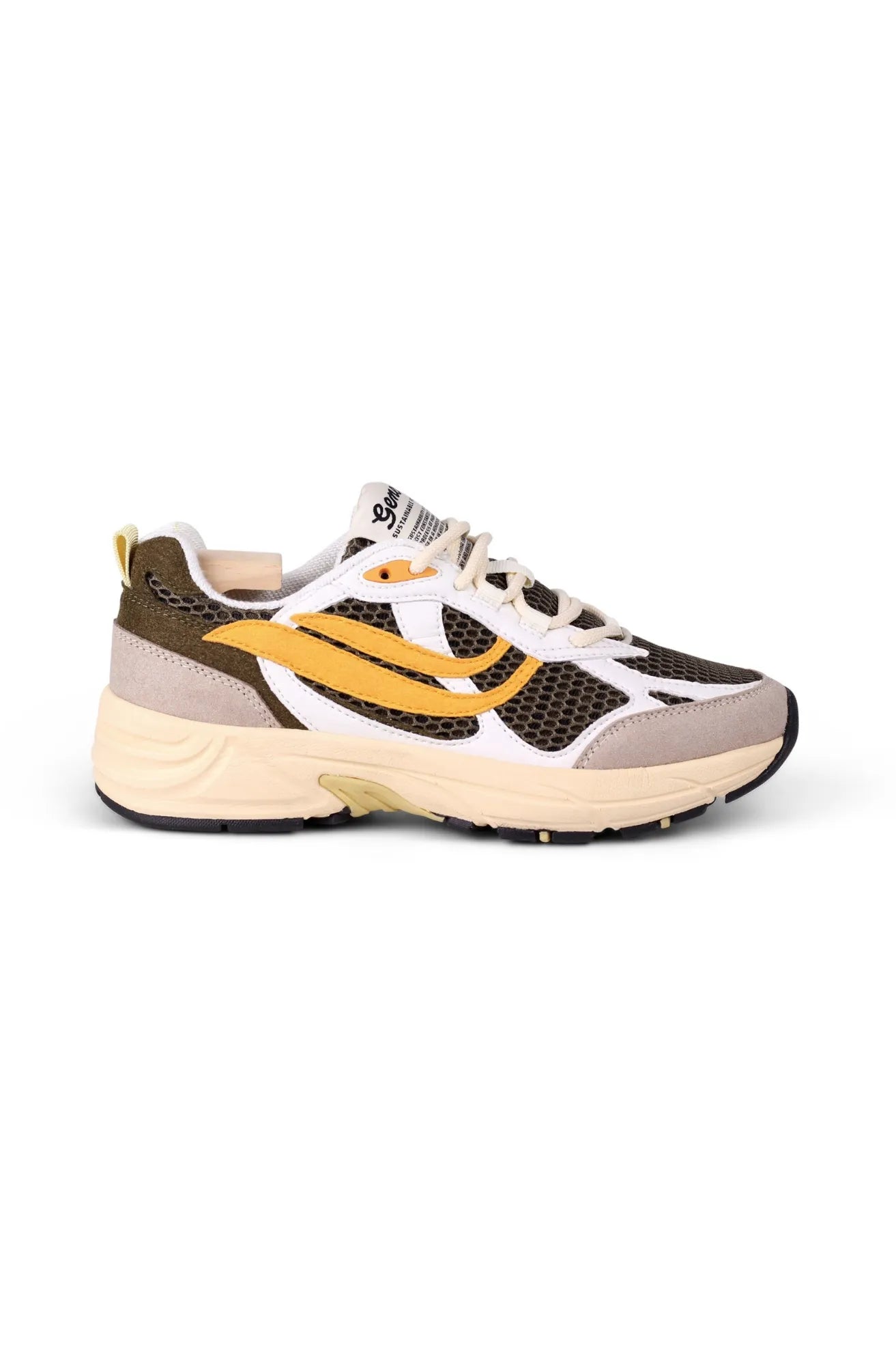 Genesis Zapatillas Mujer G-Eco 99 Multi Mesh White/Olive/Orange