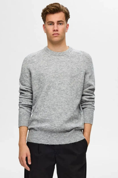 Selected Homme Jersey Hombre Rai Gris