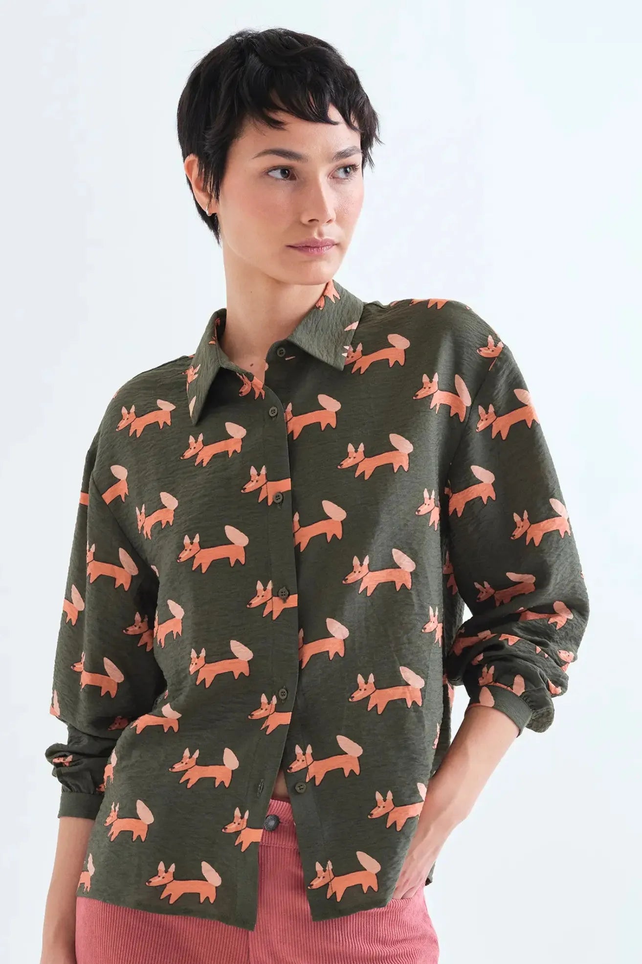 Compañia Fantastica Camisa Mujer Zorros