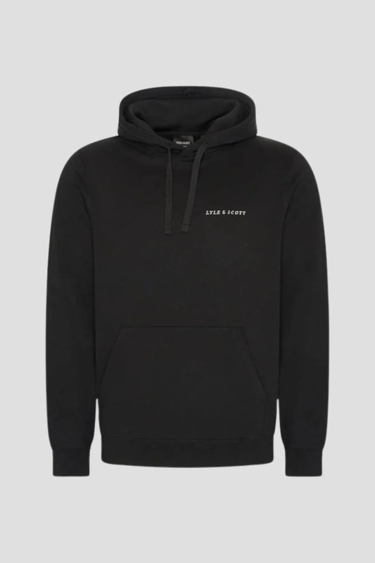 Lyle and Scott Sudadera Hombre Embroidered Capucha Negra