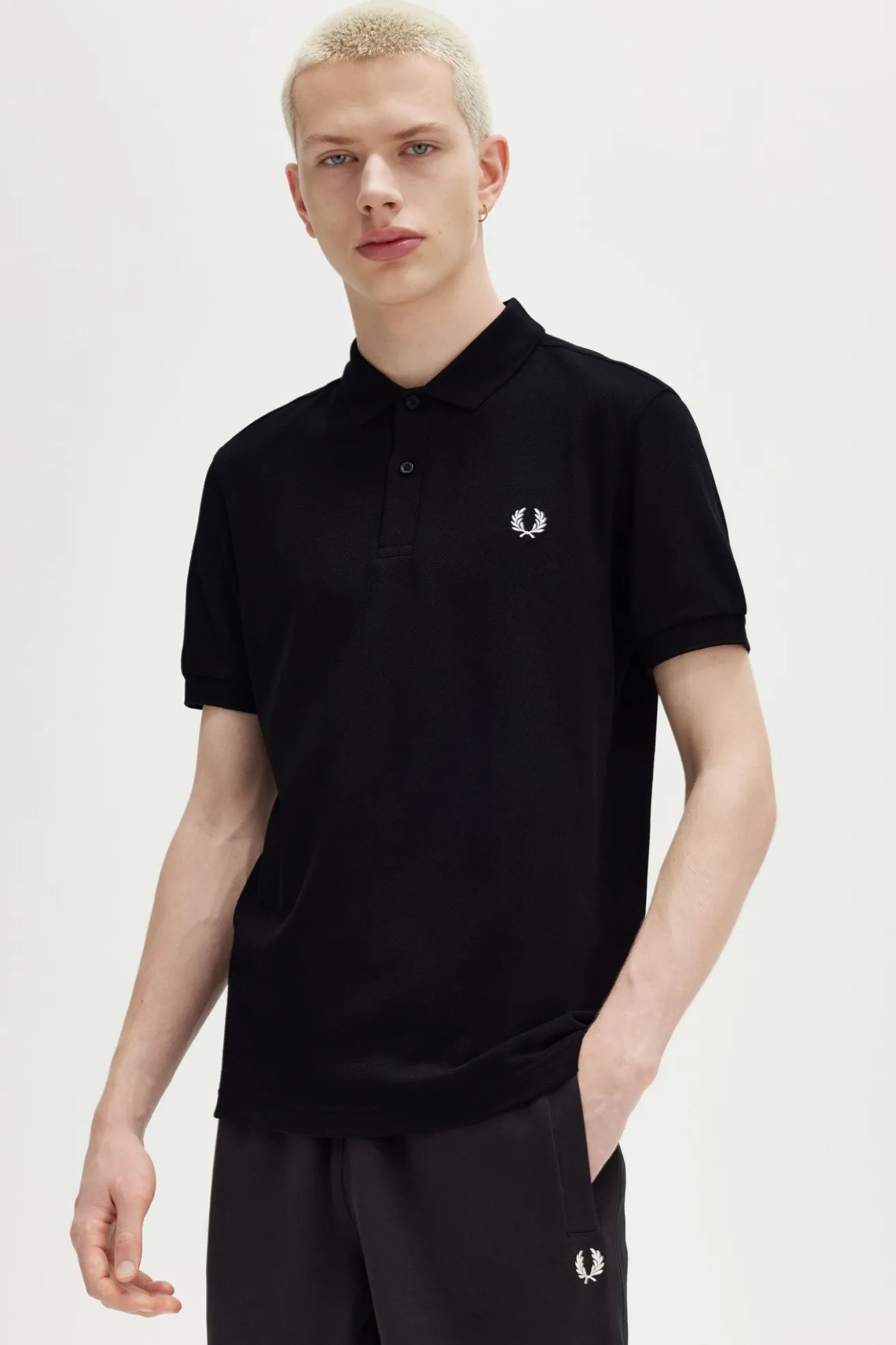 Fred Perry Polo Hombre Negro