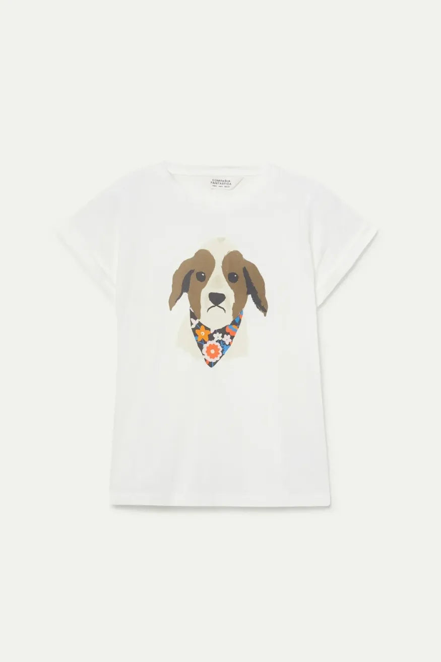 Compañia Fantastica Camiseta Mujer Estampado Perro