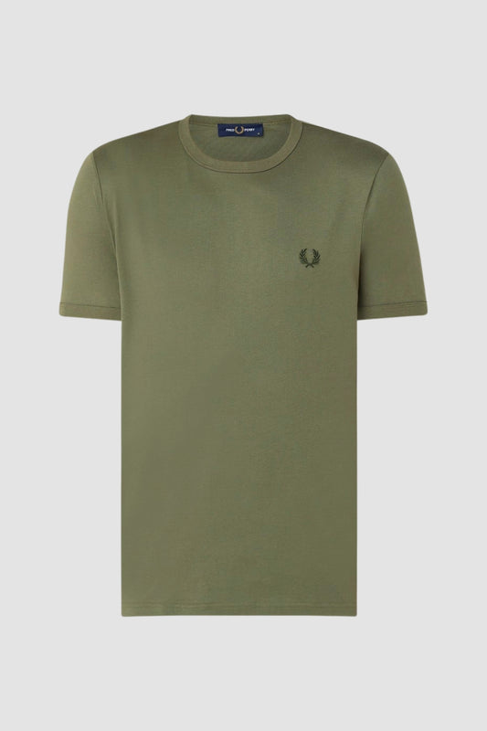 Fred Perry Camiseta Verde Laurel Hombre