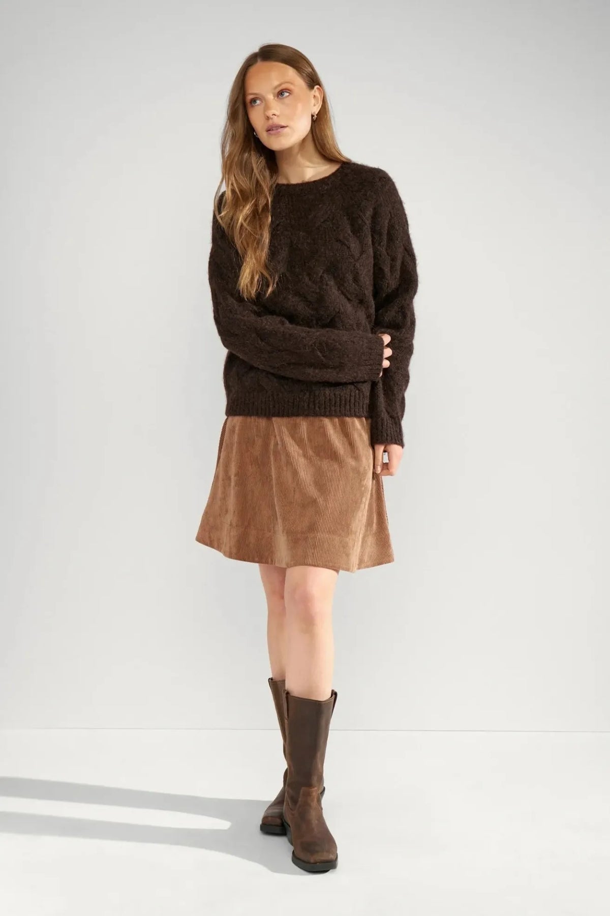 Nümph Jersey Mujer Nualmas Marrón