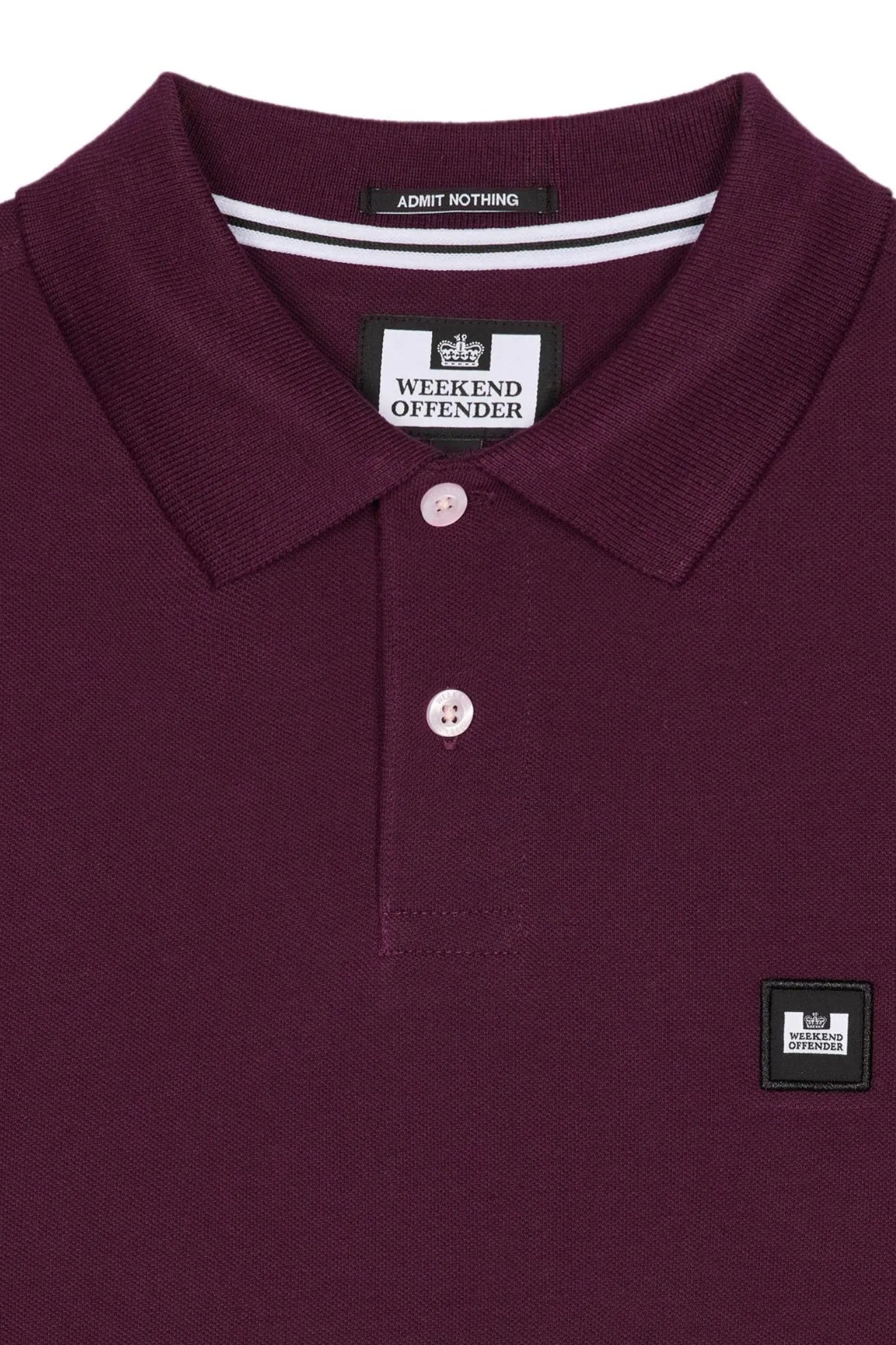 Weekend Offender Polo Hombre Caneiros Granate