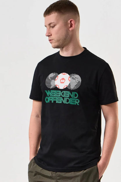 Weekend Offender Camiseta Hombre Mexico Negra