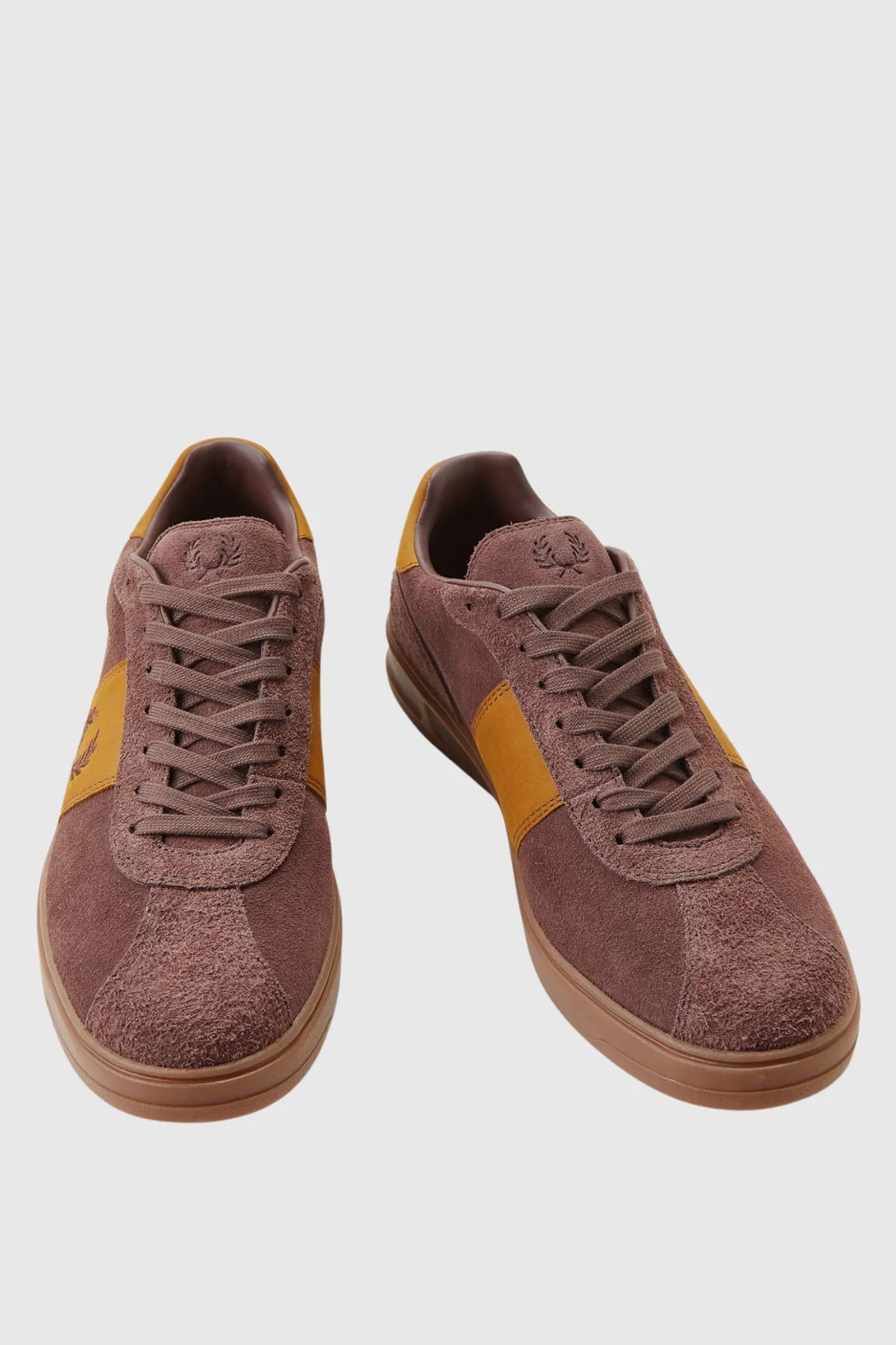 Fred Perry Zapatillas Hombre B4 Suede Marrones