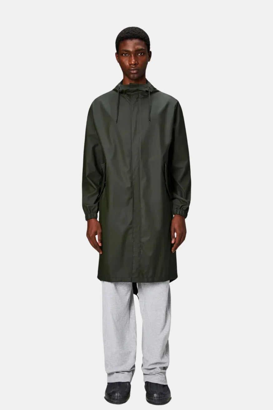 Rains Chubasquero Fishtail Parka Verde