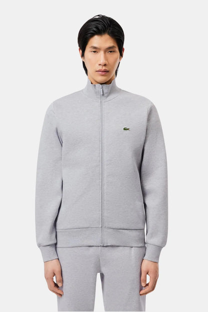 Lacoste Sudadera Hombre SH9622 Cremallera Gris