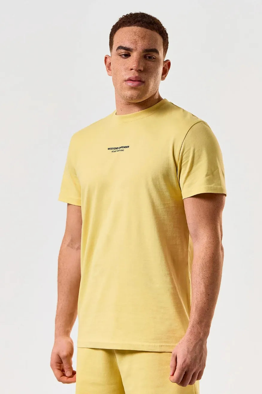 Weekend Offender Camiseta Hombre Millergrove Amarilla