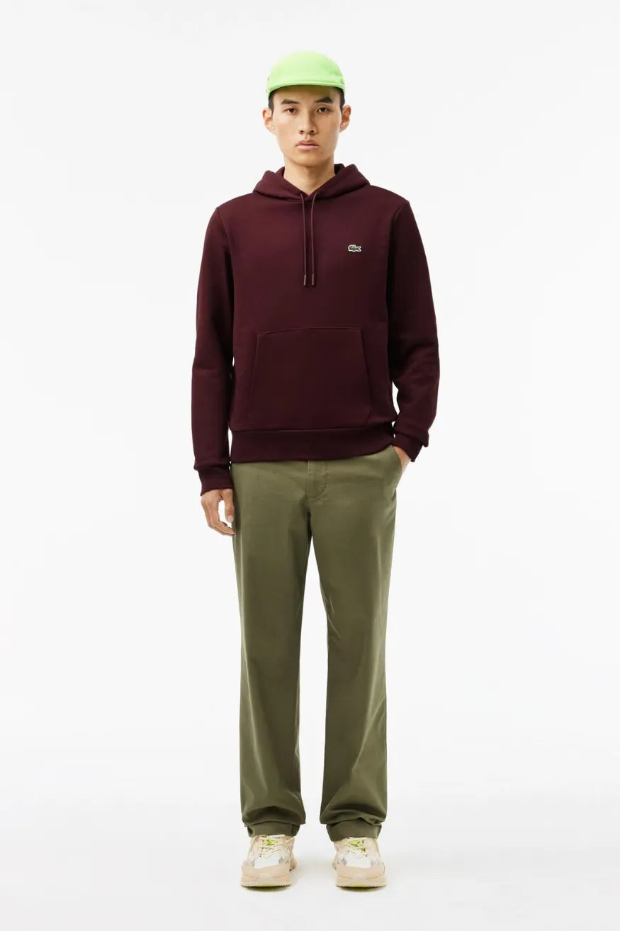 Lacoste Sudadera Capucha Hombre Burdeos