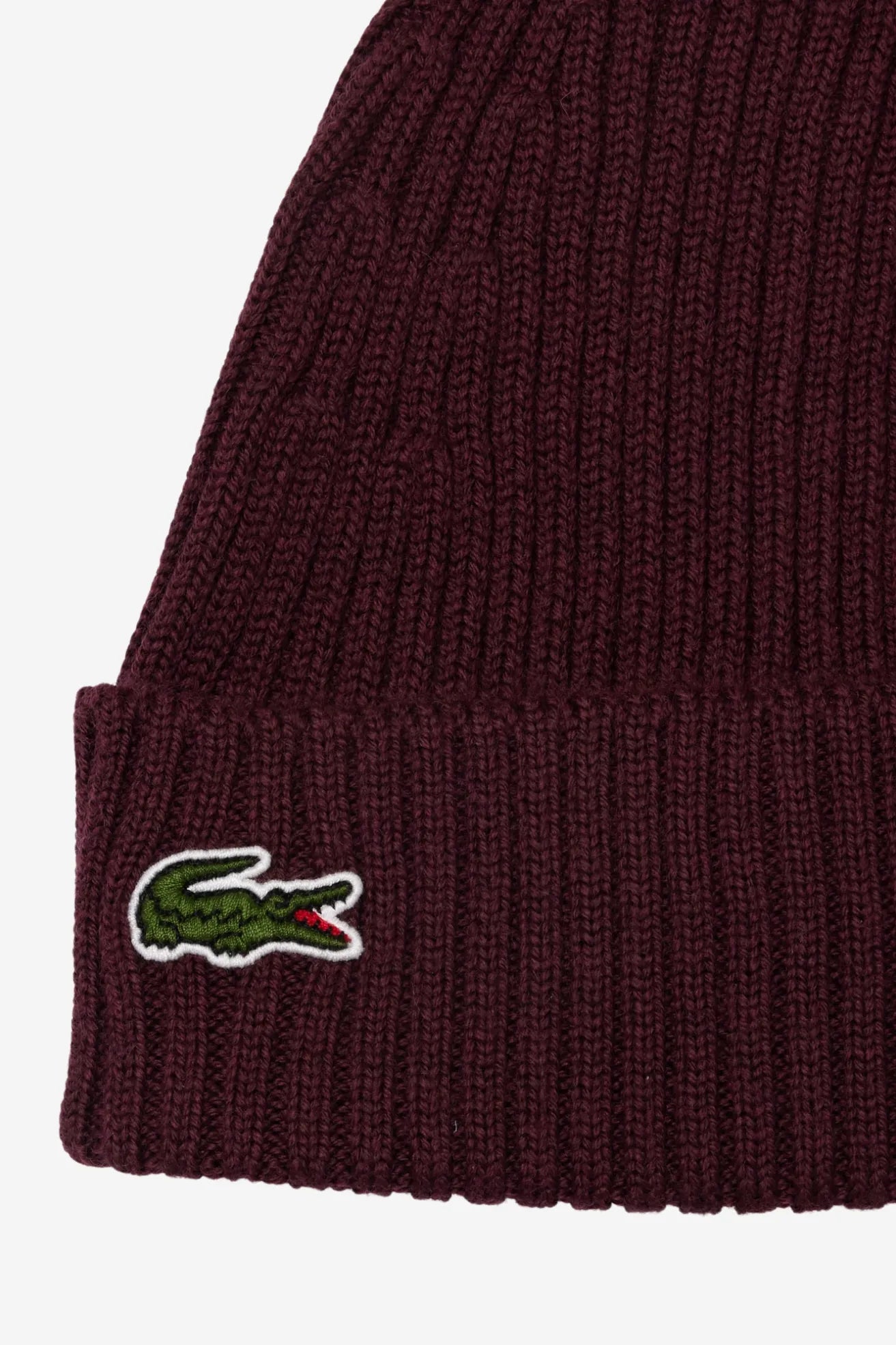 Lacoste Gorro Lana Burdeos