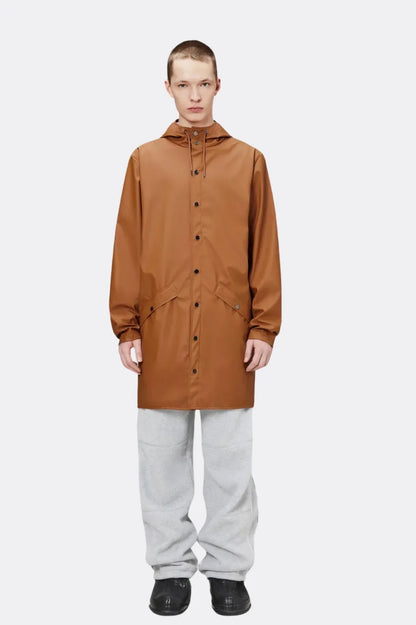 Rains Chubasquero Long Jacket Rust