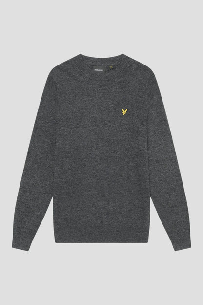 Lyle and Scott Jersey Hombre Lana Gris