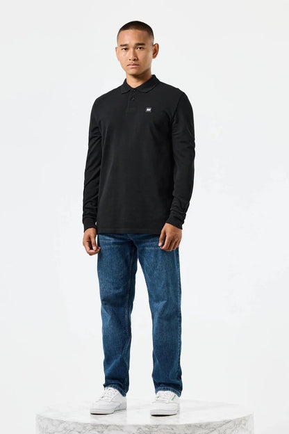 Weekend Offender Polo Hombre Manga Larga Dice Negro