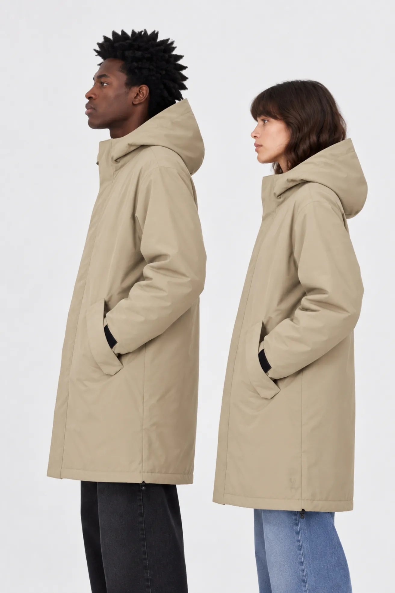 H2O Sportswear Chaqueta Læsø Padded Long Jacket Beige