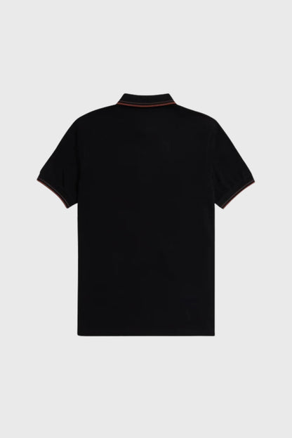 Fred Perry Polo Hombre M3600 Negro W68