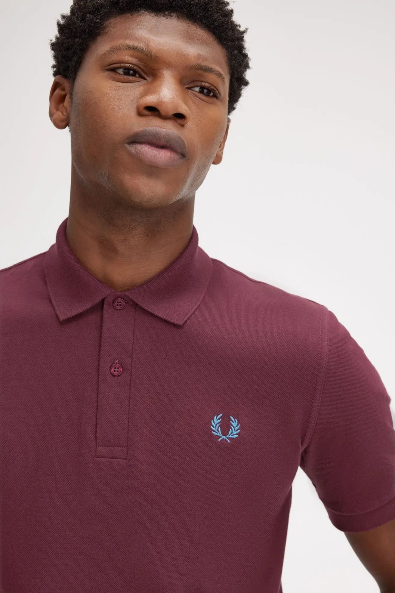 Fred Perry Polo Hombre Made In England M3 Granate W80