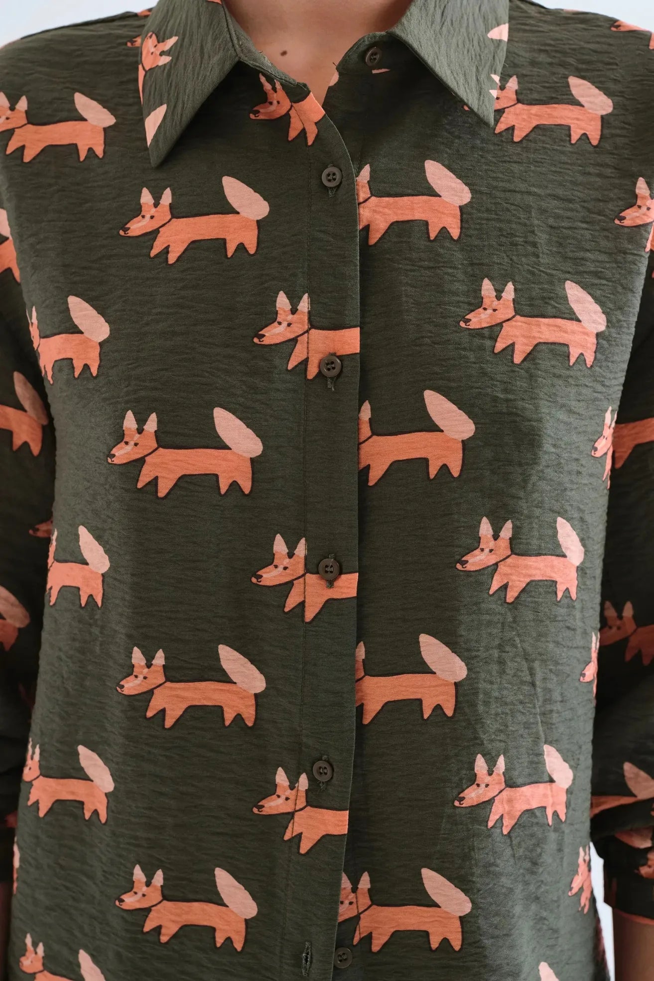 Compañia Fantastica Camisa Mujer Zorros