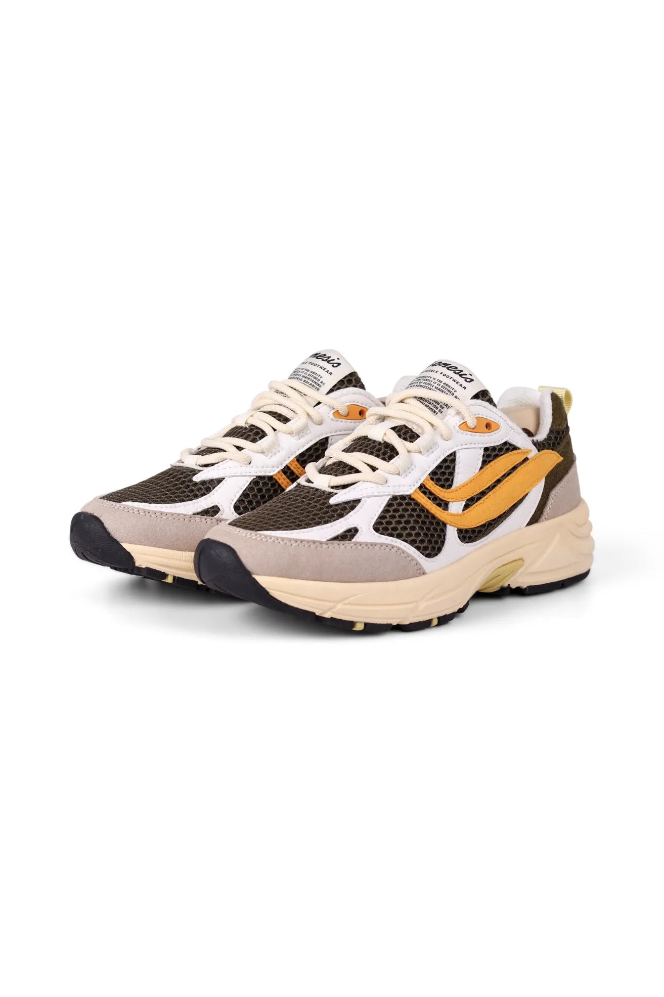 Genesis Zapatillas Mujer G-Eco 99 Multi Mesh White/Olive/Orange