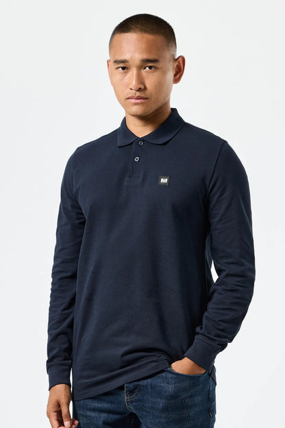 Weekend Offender Polo Hombre Manga Larga Dice Azul