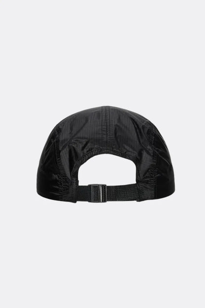 Rains Gorra 5 Panel Ripstop Negra