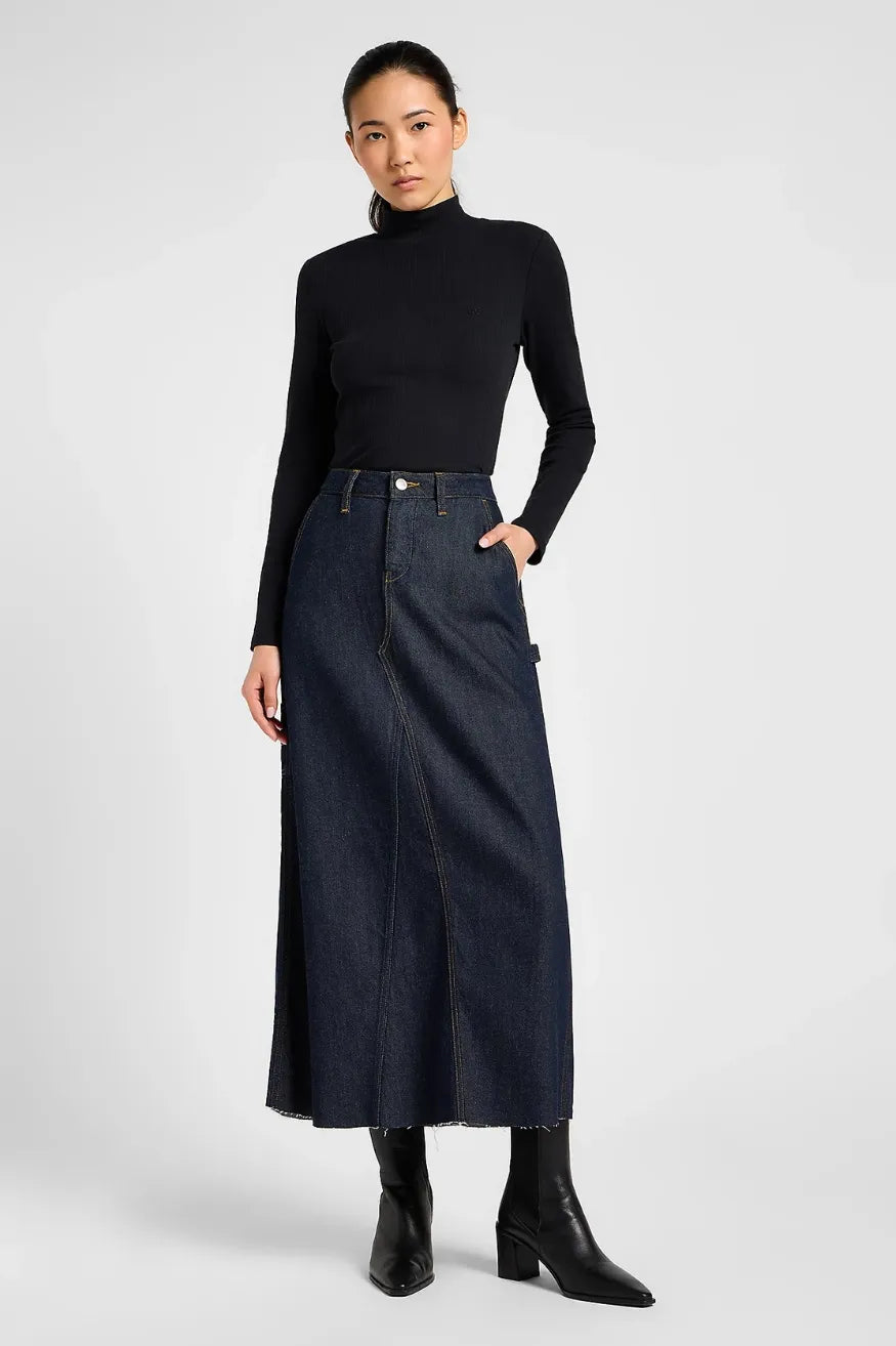 Lee Workwear Falda Carpenter Maxi Azul