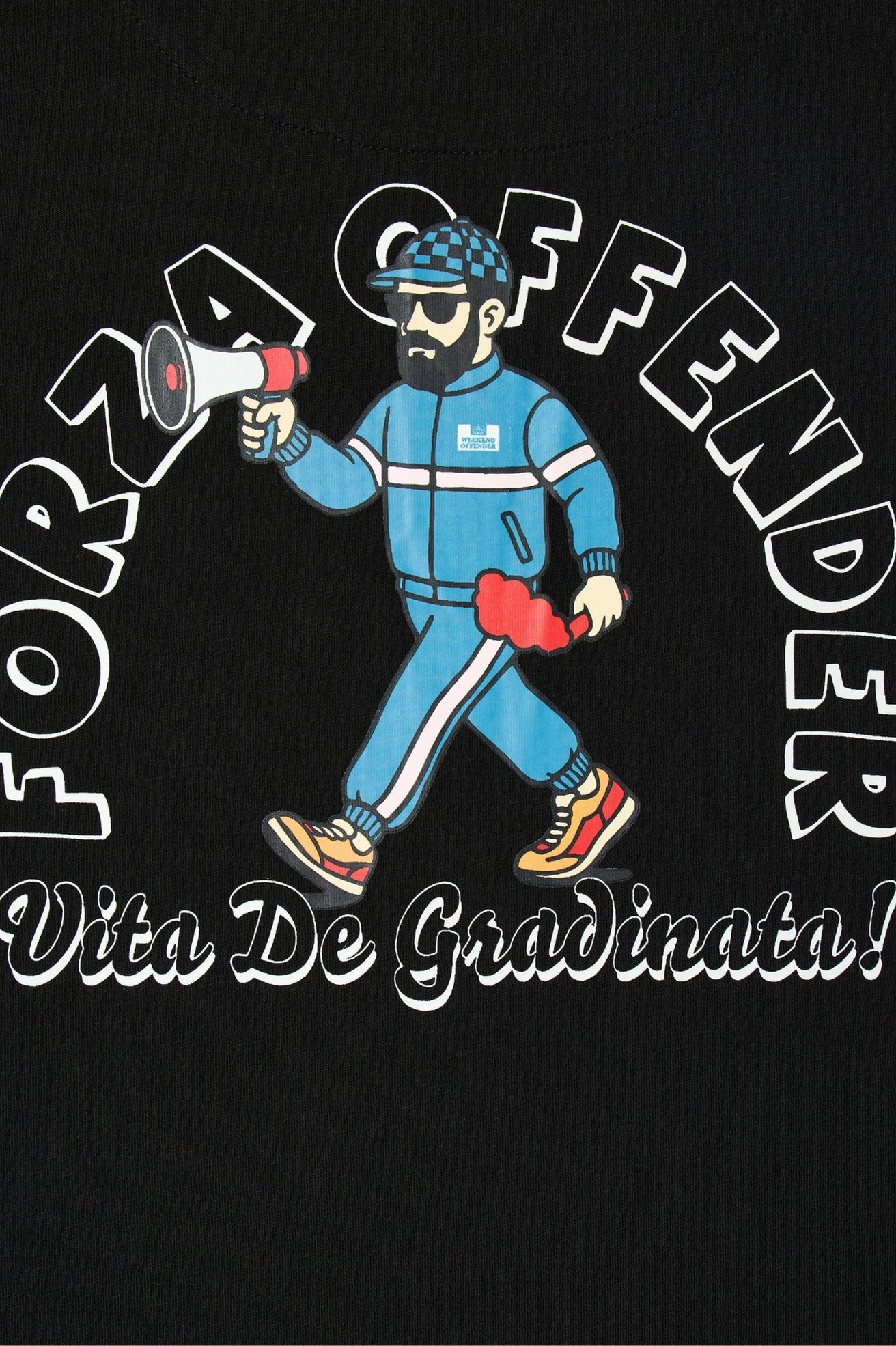 Weekend Offender T-shirt para Homem Delinquens Branco